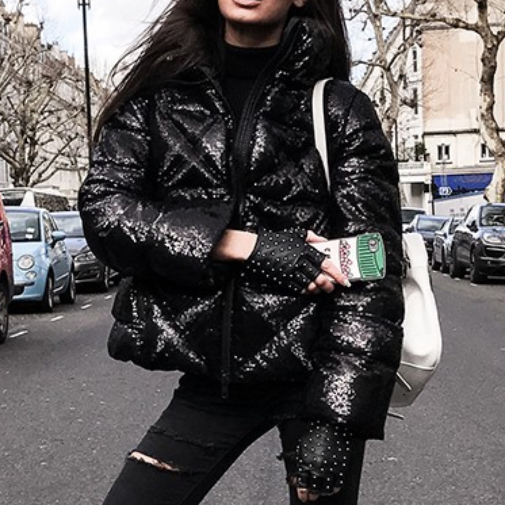 nicole Benisti - Kensington Paillettes Puffer - S